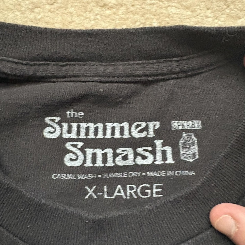 Lyrical Lemonade Summer Smash Shirt Mens XL Black Festival Rap Tee 2021 - Picture 3 of 6